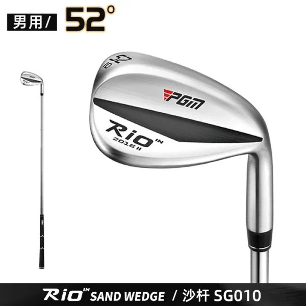 PGM Golf Clubs Sand Wedges Clubs 52/56/60 Degrees Men Women Silver Stainless steel rod head SG010 - Image 8