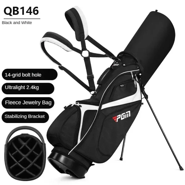 PGM Best-selling Golf Bag Men's and Women's Bracket Bag 14 Pole Slots Shoulder Lightweight Portable Golf Club Bag QB146 - Image 7