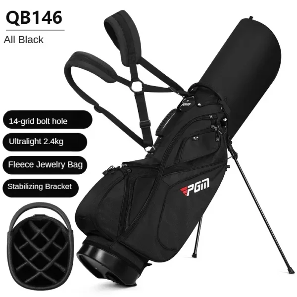 PGM Best-selling Golf Bag Men's and Women's Bracket Bag 14 Pole Slots Shoulder Lightweight Portable Golf Club Bag QB146 - Image 6