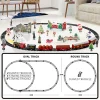 Train Set Toys for Kids, Christmas Train Sets Toys for Kids W/Smokes, Light & Sound Include 6 Car and 28 Tracks - Image 5