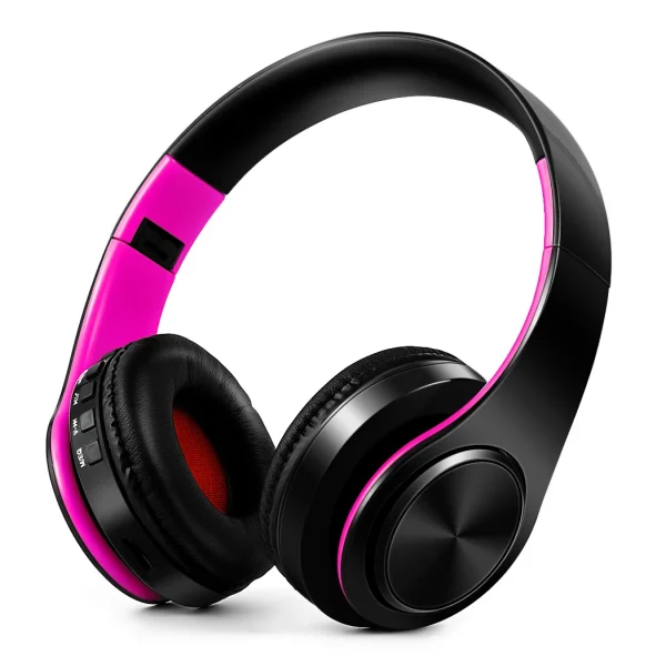 Men Gift Gold Wireless Headphones Bluetooth Earphone Stereo Headset with Build-in MIC with 3.5mm Jack for Xiaomi Samsung IPHONE - Image 9