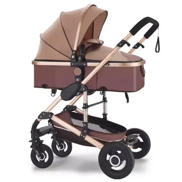 Coches Para Bebes. 3-in-1 Combination Baby Pram Pushchair With Car Baby Seat Travel System Baby Stroller 3 In1 With Car Seat - Image 5
