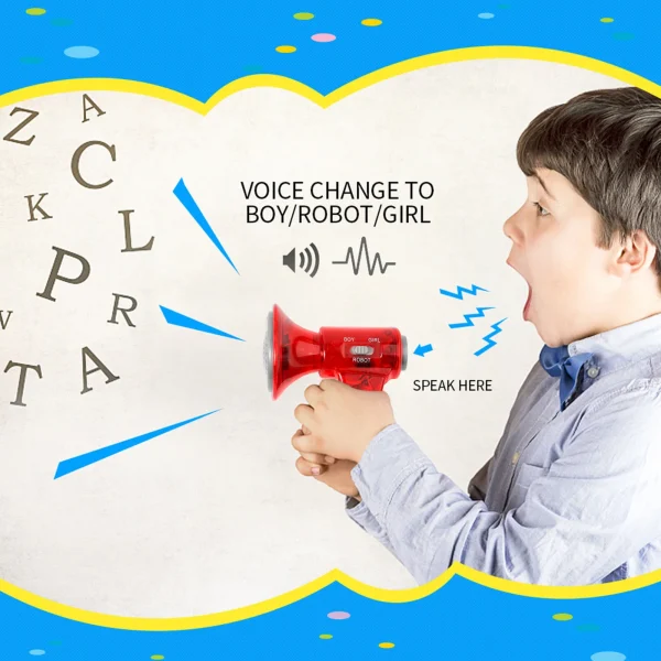 HOT SALE Funny Multi Voice Changer Amplifier 3 Different Voices Fun Toy Speaker Kids Educational Toys For Children Girl Gift - Image 2