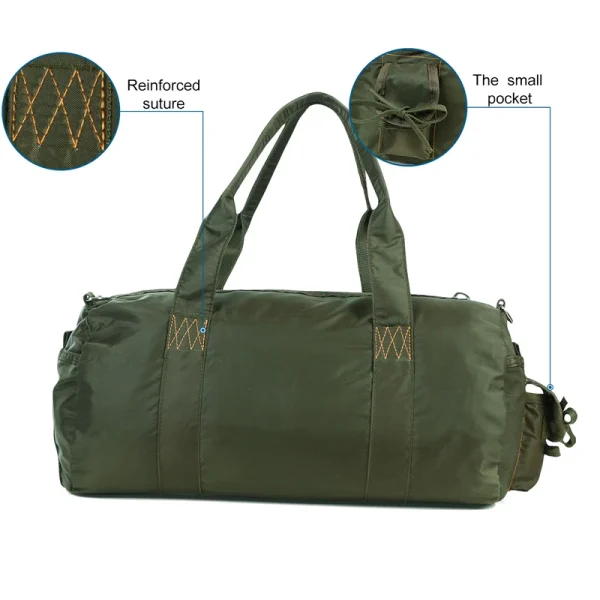 LQARMY Tactical Parachute Sport Duffle Bag 1000D Nylon Outdoor Travel Belt Bag Camping Tactical Crossbody Bag - Image 2
