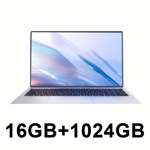 15.6 inch Portable laptop Intel N3700 16GB RAM+2048GB ROM Narrow Bezel Screen PC Windows 11 Office Entertainment Laptop - Image 9