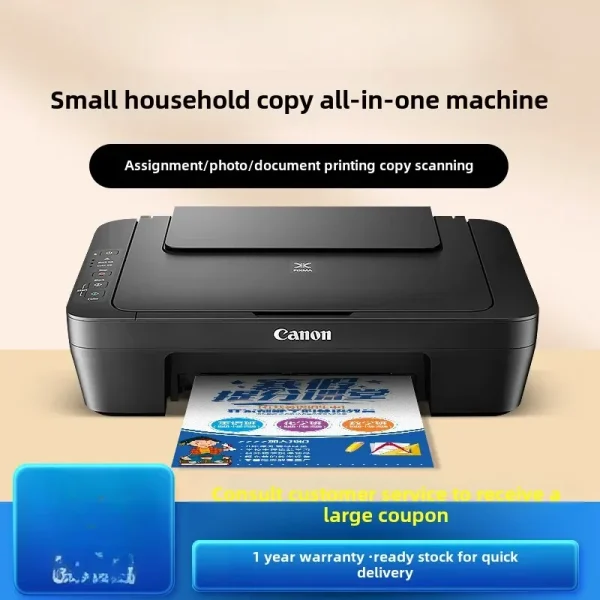 TS3480 Color Inkjet Wireless Home Office Student A4 Printer Copy Scanning All-in-One Machine Family Small Photo Mobile Phone 80