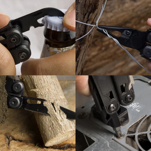 SWISS TECH 16 in 1 Camping Multitool Multi Folding Plier Wire Stripper Outdoor Pocket Mini Portable for Camping New Arrival - Image 6