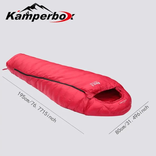 Ultra Light Winter Sleeping Bag for Camping | Compact Kamperbox Design for Easy Travel - Image 5