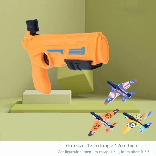 Children's Toy for Boys 3 to 5 Years Ejection Aircraft Shooting Game Outdoor Parent-child Sport Toys Kids Aircraft Set Plane Toy - Image 7