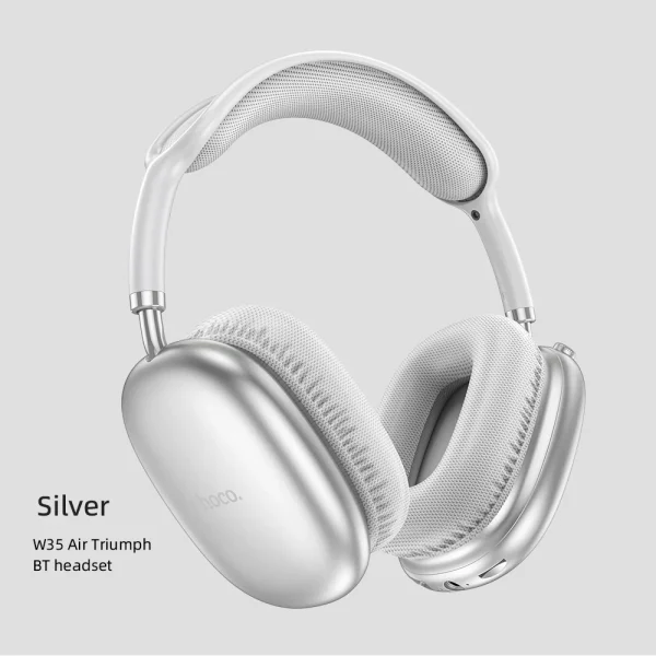 HOCO W35 Air Upgrade Wireless Bluetooth 5.3 Music Headphone Mic HiFi Audio Headset Stereo Sound Sport Earphones 40MM Driver 45H - Image 8
