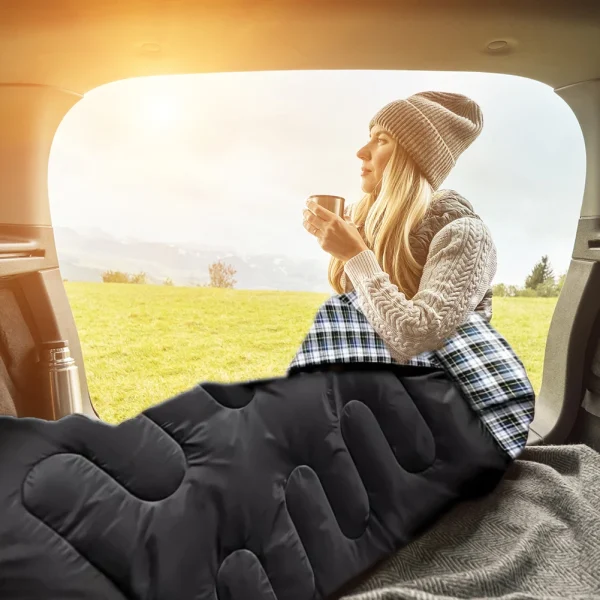 Double Sleeping Bag Sleeping Bags For Adults with 2 Pillows Bag Large Camping Sleeping Bag Lightweight Sleeping Bag - Image 2