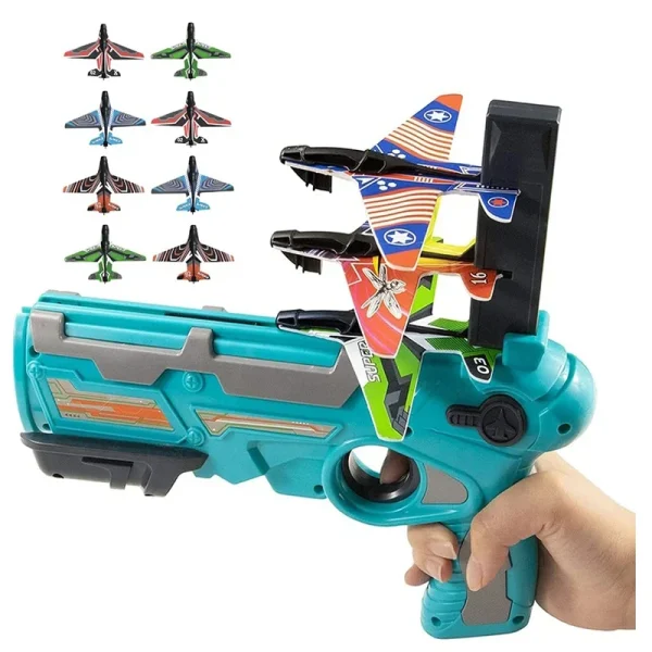 Children's Toy for Boys 3 to 5 Years Ejection Aircraft Shooting Game Outdoor Parent-child Sport Toys Kids Aircraft Set Plane Toy - Image 4