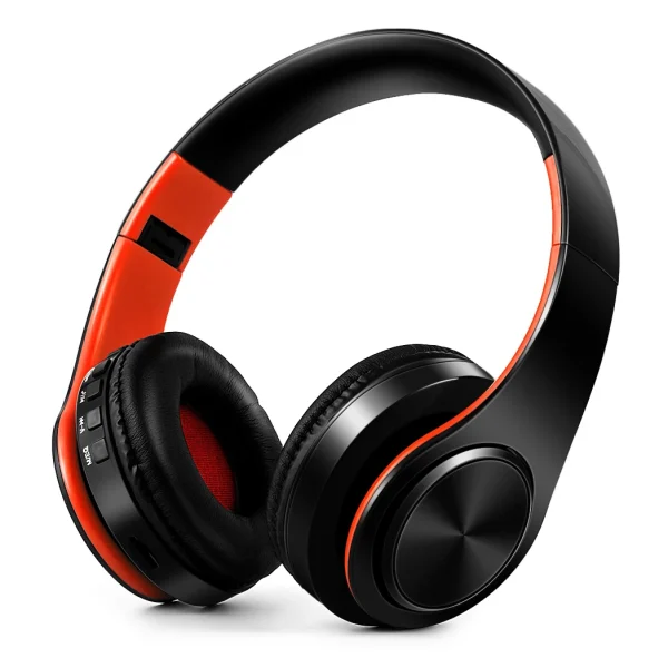 Men Gift Gold Wireless Headphones Bluetooth Earphone Stereo Headset with Build-in MIC with 3.5mm Jack for Xiaomi Samsung IPHONE - Image 10