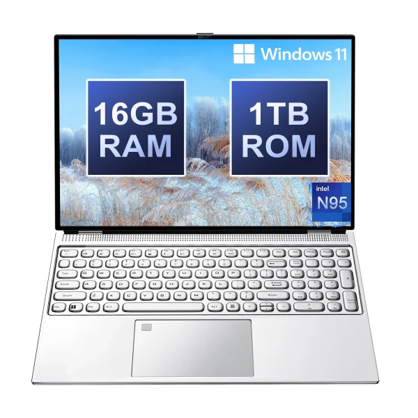2024 New 16" Inch 4K Laptop, 120 Hz ultra-clear screen, Windows 11 Pro Portable PC Gaming notebooks 32GB 2TB fingerprint unlock - Image 9