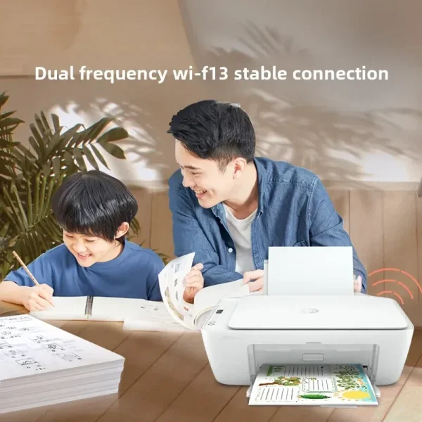 DJ 4825 Color Wireless Inkjet Printer Home, Large Print Volume Low Cost Photo Printer Student - Image 4