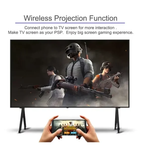 Unbreakable Smart TV 75 Inch Larger Screen TV Home Heater 4K UHD Television - Image 5