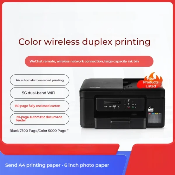 Brother DCP-T735DW Color Inkjet Double sided Printer Copy Scanning Integrated Machine Custom Home Office Three-In-One A4 Printer - Image 2