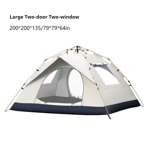 Automatic Quick-opening Tent Outdoor Self-driving Travel Camping Tent Automatic Quick-open Tent Two doors and two windows - Image 6