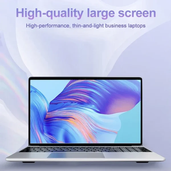 15.6 inch Portable laptop Intel N3700 16GB RAM+2048GB ROM Narrow Bezel Screen PC Windows 11 Office Entertainment Laptop - Image 2