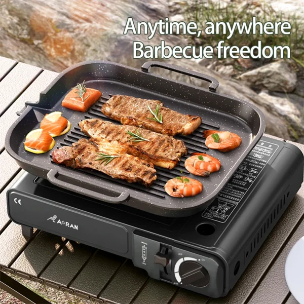 Card Stove, Household Outdoor Portable Card Stove, Gas Stove, Suitable For Camping, picnicking, Household Use - Image 2