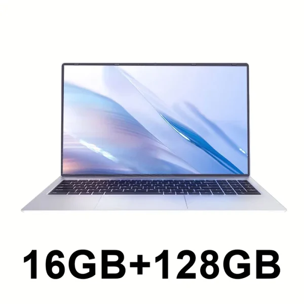 15.6 inch Portable laptop Intel N3700 16GB RAM+2048GB ROM Narrow Bezel Screen PC Windows 11 Office Entertainment Laptop - Image 8